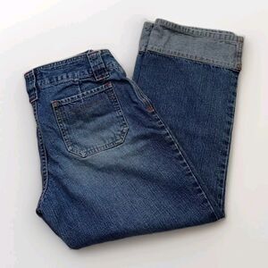 Unionbay Size 5 Women’s VTG  Two Toned Capri Jeans